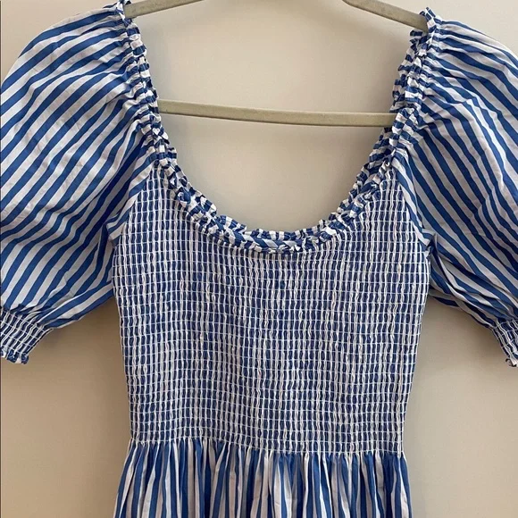 Hill House The Louisa Nap Dress Striped Size XS EUC - Picture 4 of 7